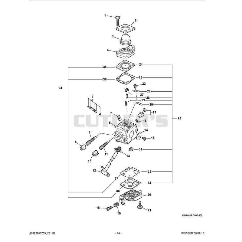 Carburetor -- C1U-K81A