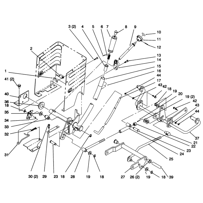 Lift Lever and Height of Cut