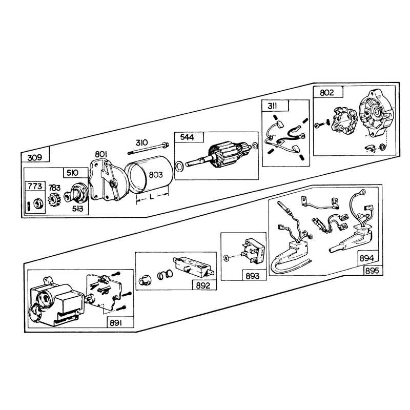 Starter Motor Kit Model No. 37-4630 (optional)
