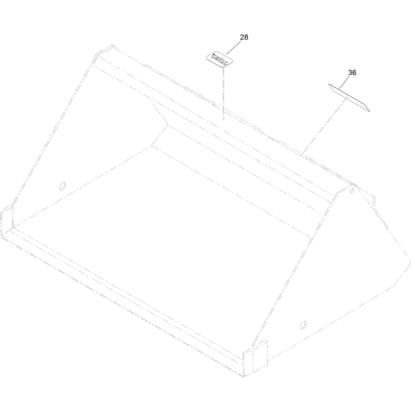 Bucket Decal Assembly
