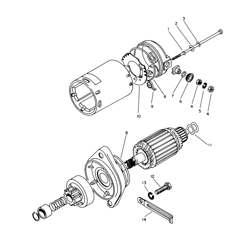 Starter Motor Assembly