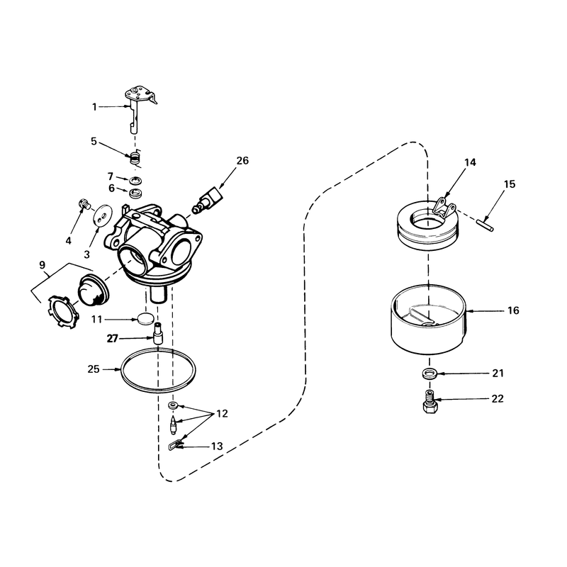 Carburetor Assembly No 632050a