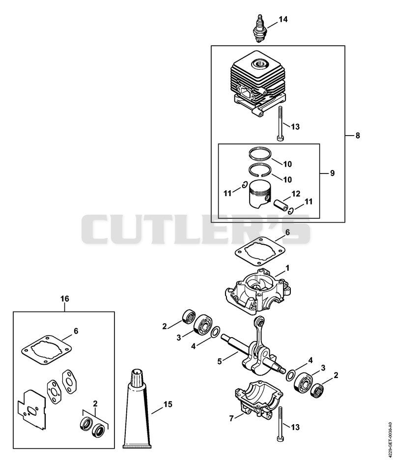Crankcase, Cylinder