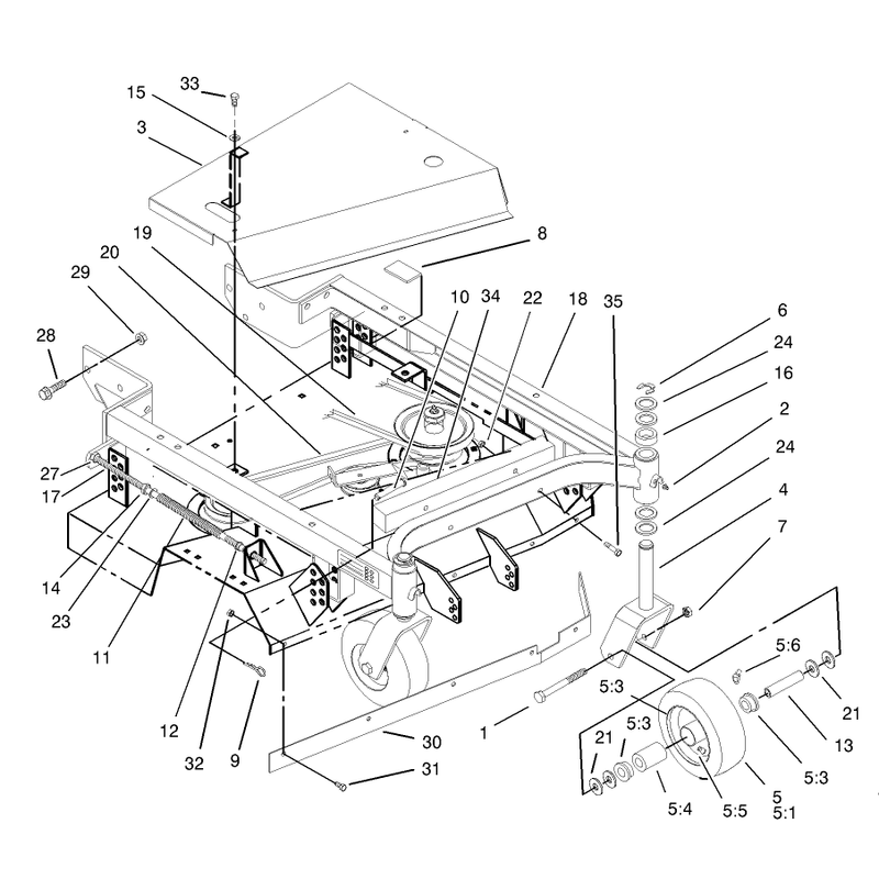 Frame Belt and Wheel Assembly