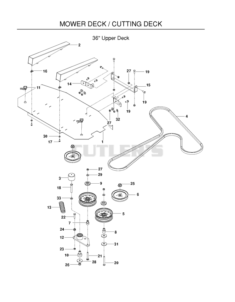 MOWER DECK / CUTTING DECK