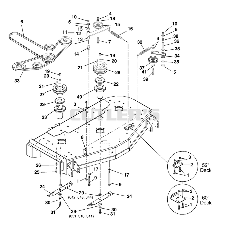Belts, Spindles, Idlers And Blades