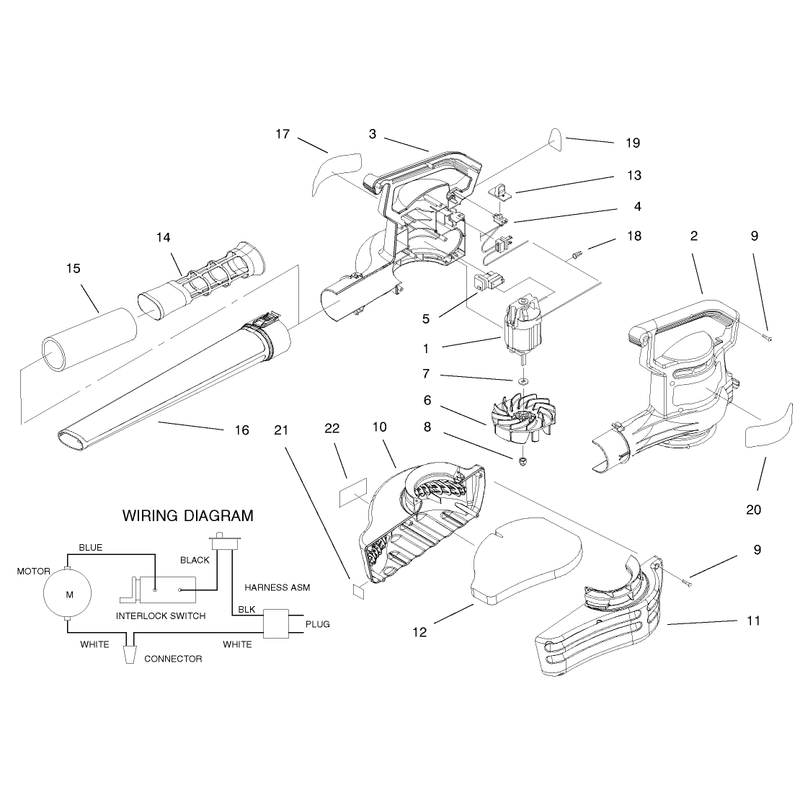 Blowervac Assembly