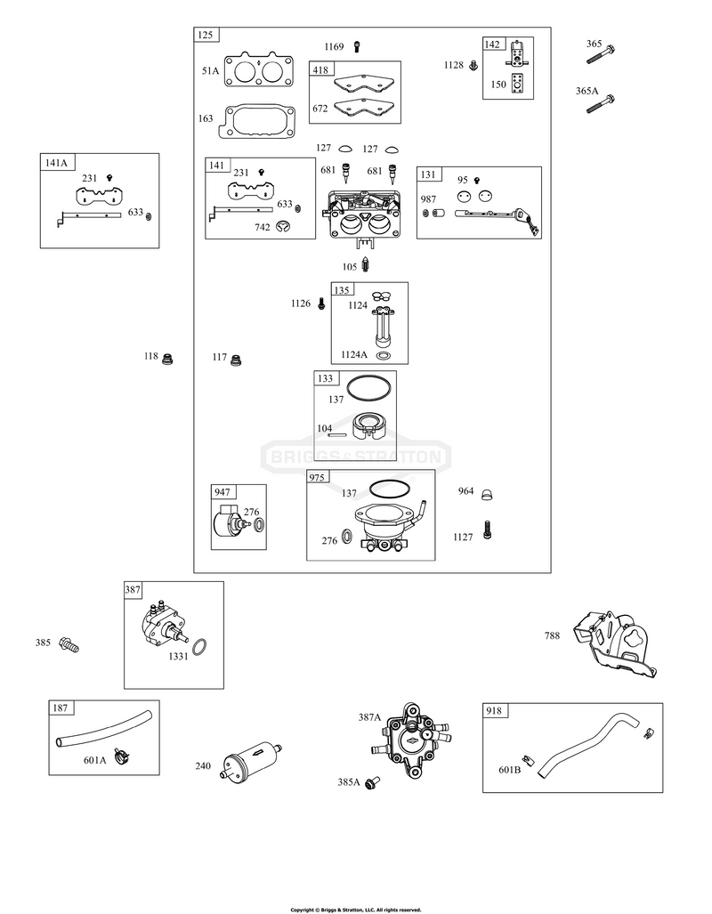 Carburetor, Fuel Supply