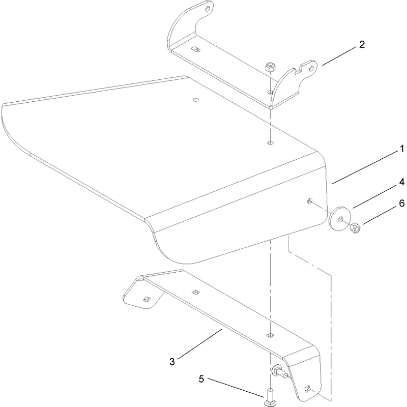 Rubber Deflector Assembly No. 114-1651