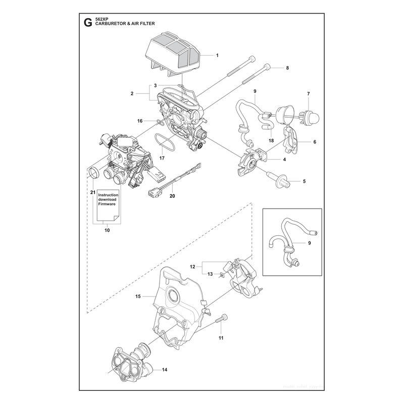 CARBURETOR AND AIR FILTER