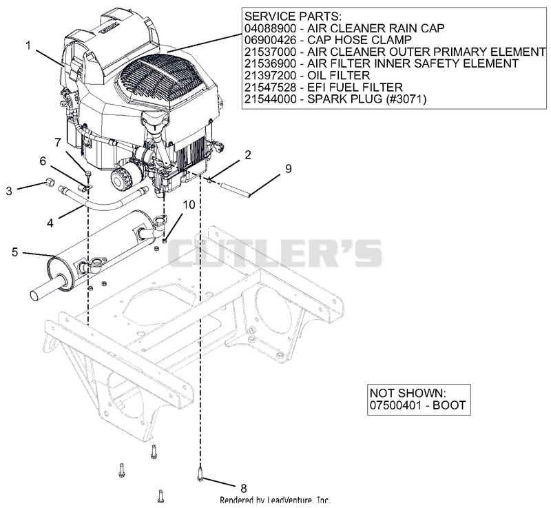Engine - Kohler ZT740 Confidant