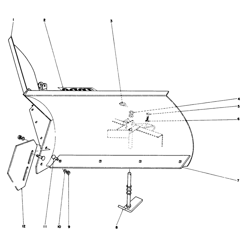 V Plow Model No 30750 Optional