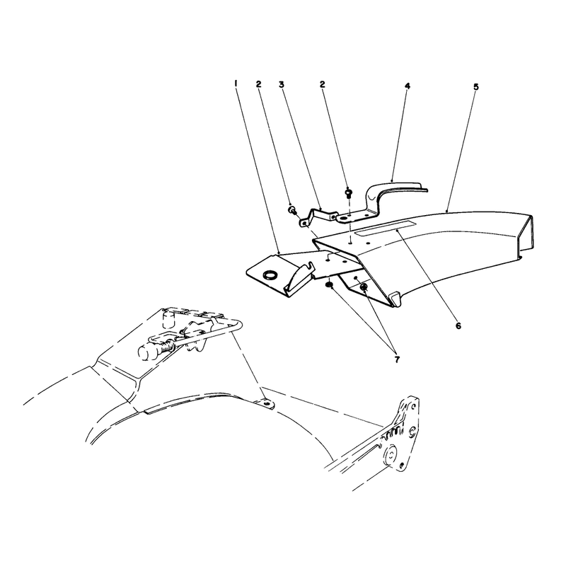 Side Discharge Chute Model No 59108 Optional