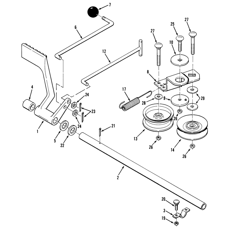 Brake & Idler Assembly (212-H)