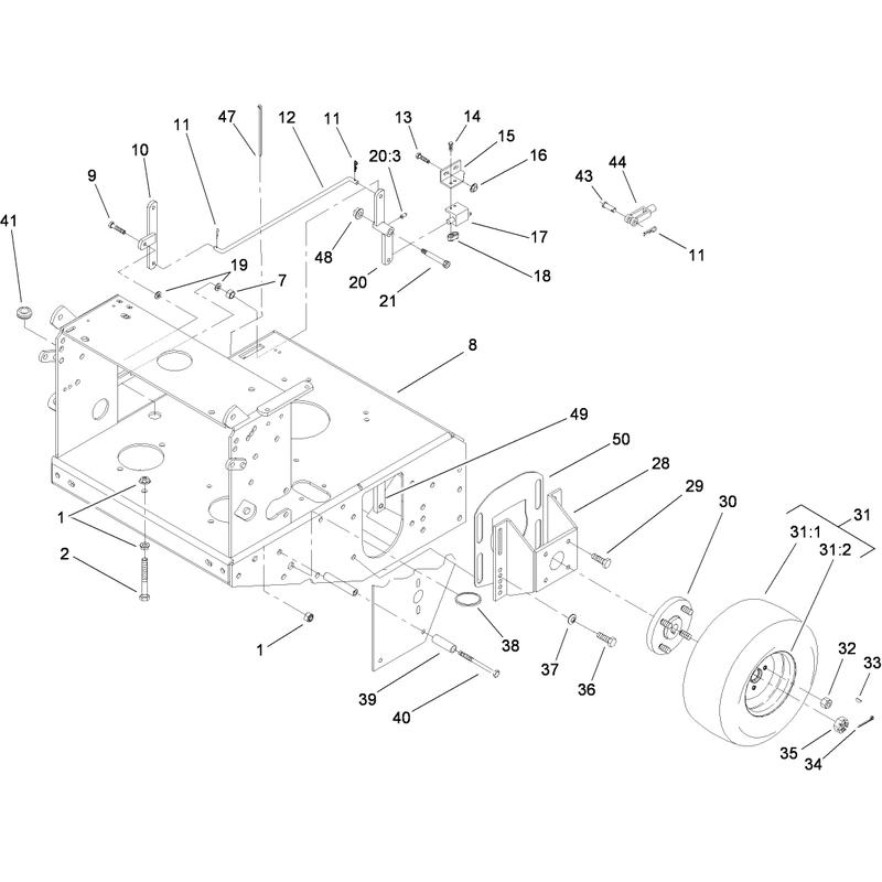 Wheel Drive System Assembly
