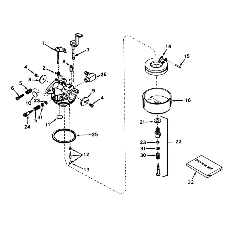 Carburetor No. 631929