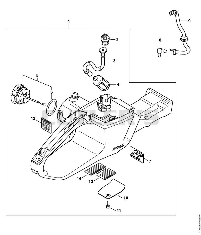 Tank housing