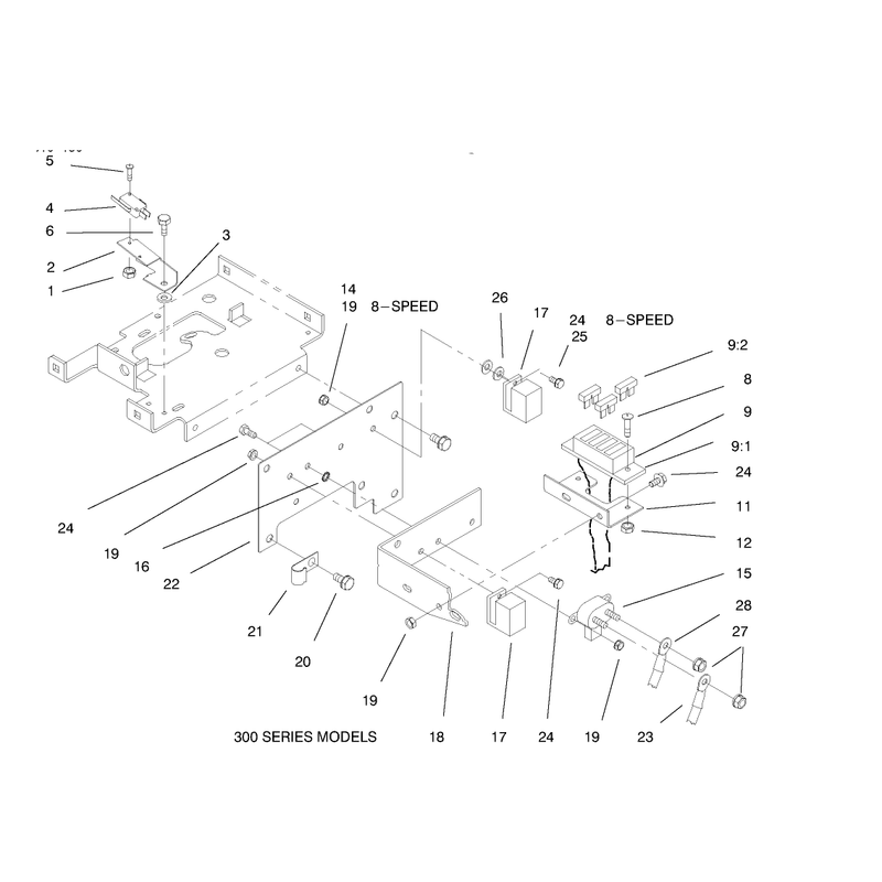 Hoodstand Electrical Housing and Wire Harness
