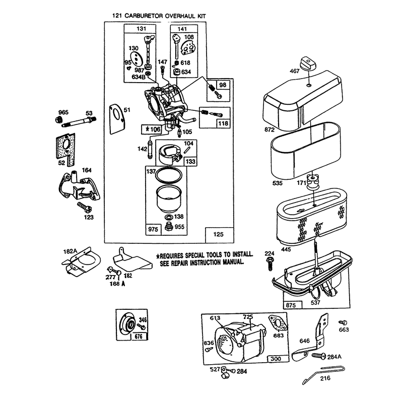 Briggs and Stratton Model No 286707-0119-01