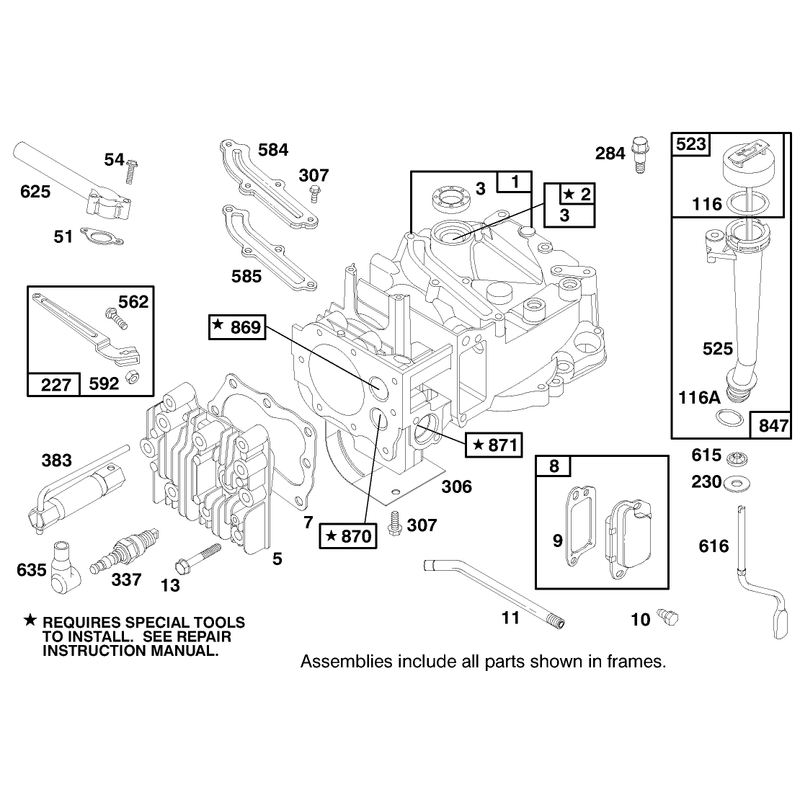Engine Briggs and Stratton Model 12f802-1767-E1