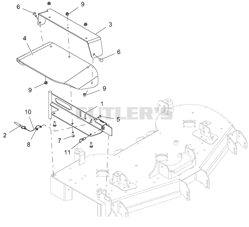 Deck - Discharge Chute