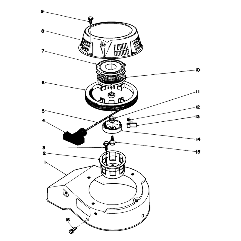 Recoil Assembly Model No 47pg6