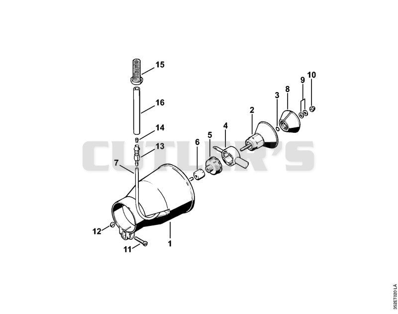 ULV rotary nozzle