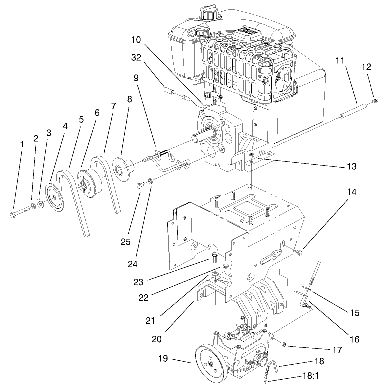Engine And Transmission Assembly
