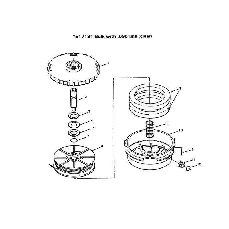 Tap-To-Advance Monofilament Head