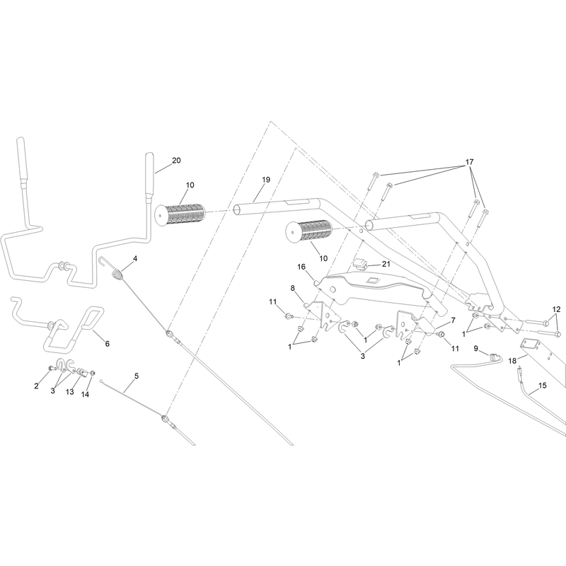 Handles and Controls Assembly