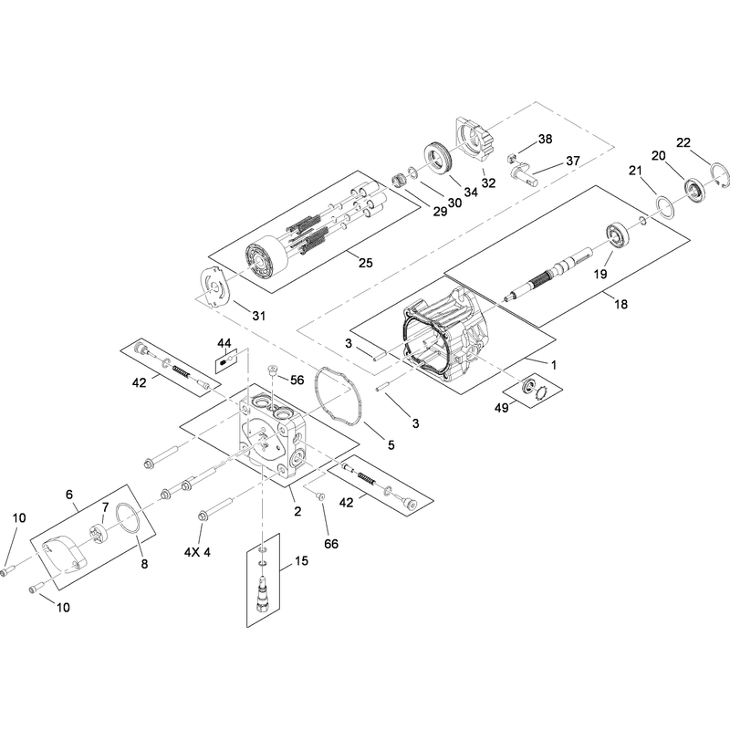 Hydraulic Pump Assembly No 109-4988 and 112-8717