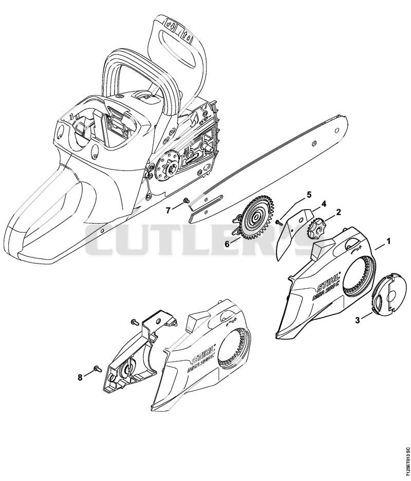 Chain sprocket cover
