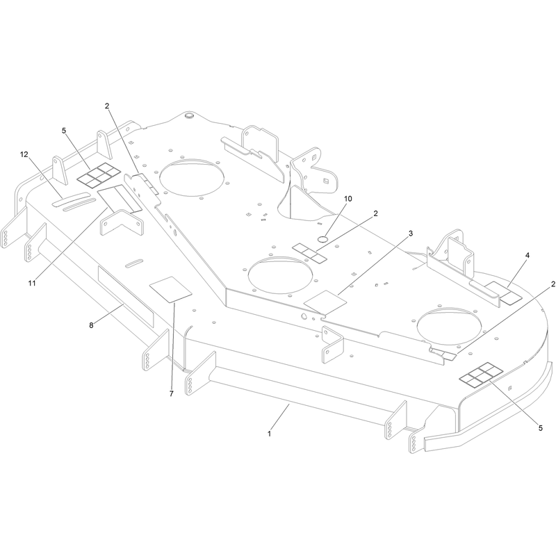 Deck Decal Assembly No. 136-8639
