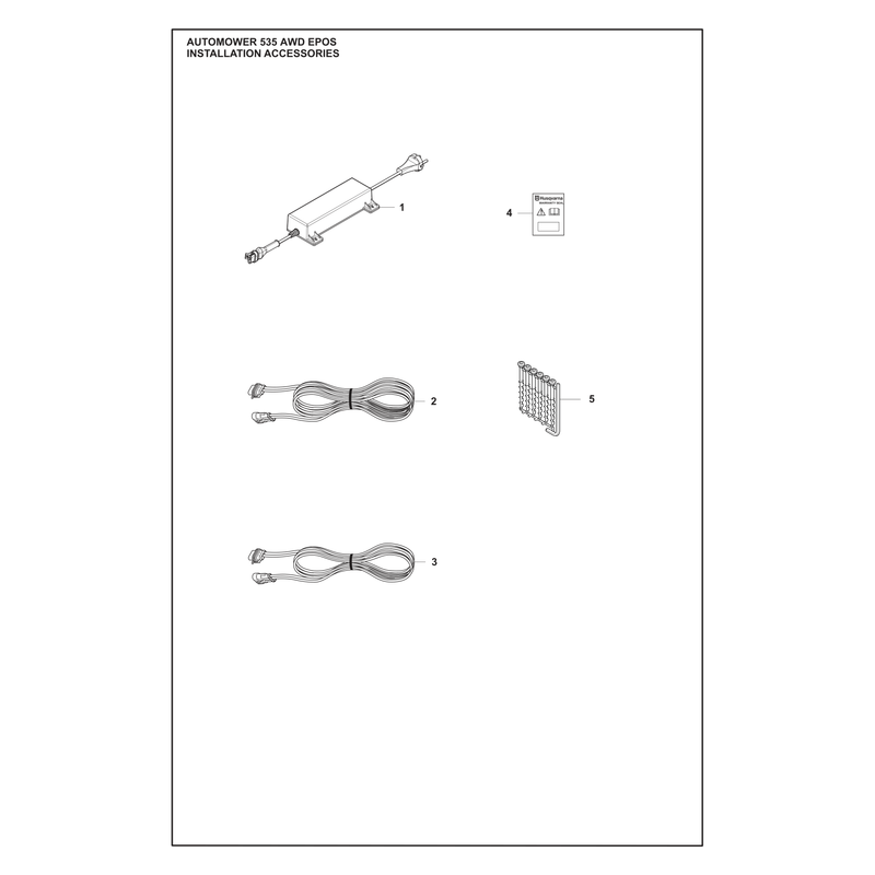INSTALLATION ACCESSORIES