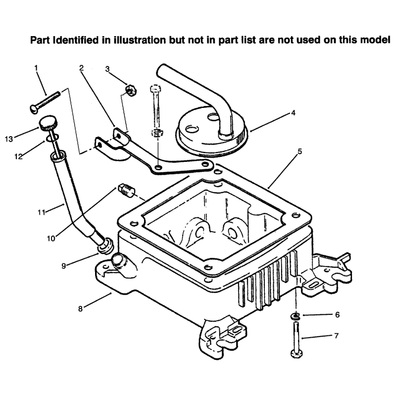 Oil Fill Tube and Base