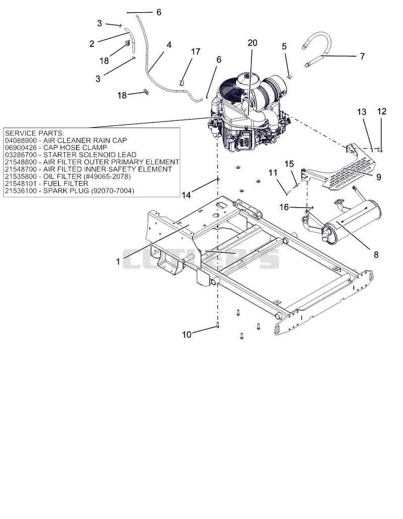 Engine - Kawasaki FX730