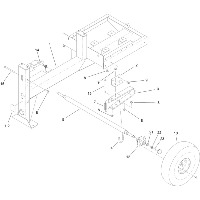 Frame and Axle Assembly