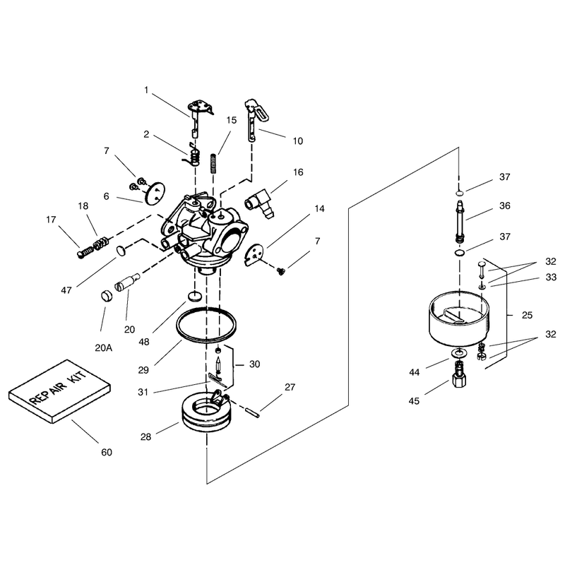 Carburetor No. 640105