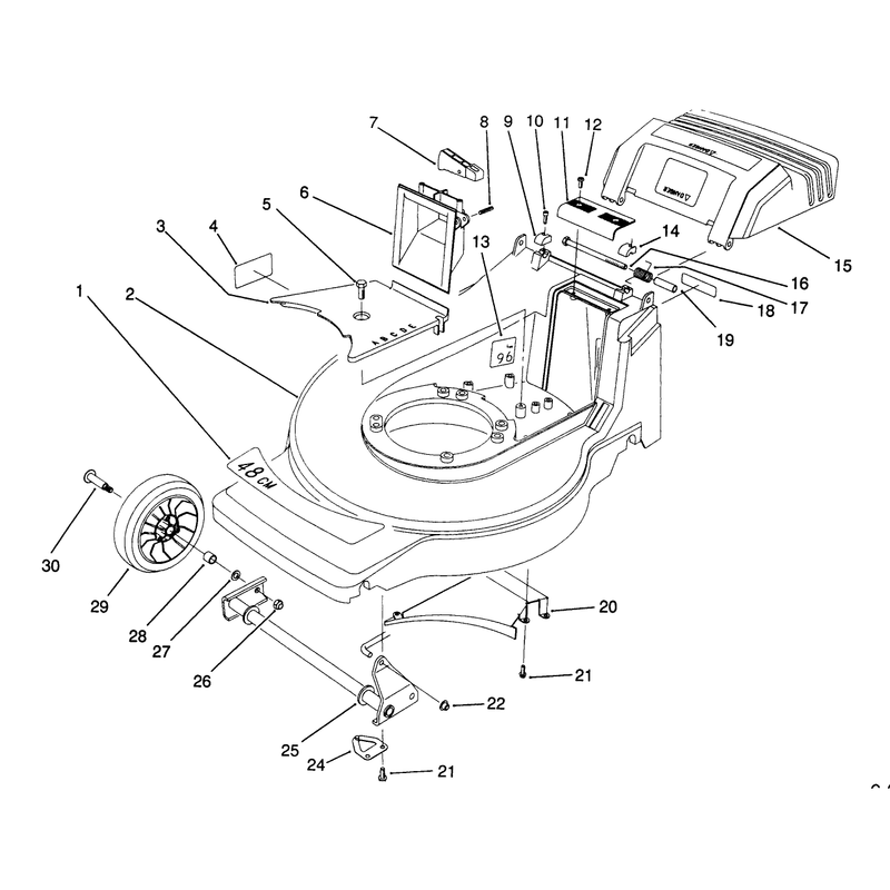 Housing Assembly Model No 20911b