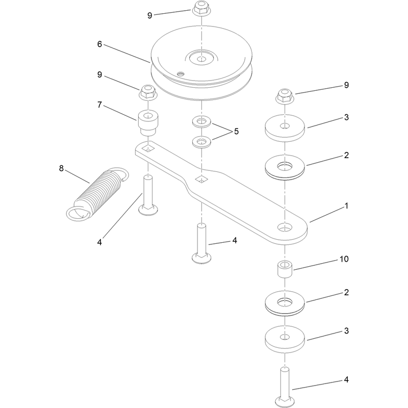 Idler Arm Assembly No 120-6410