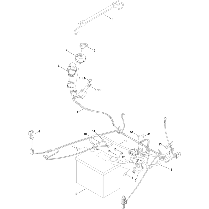 Battery and Electrical Assembly