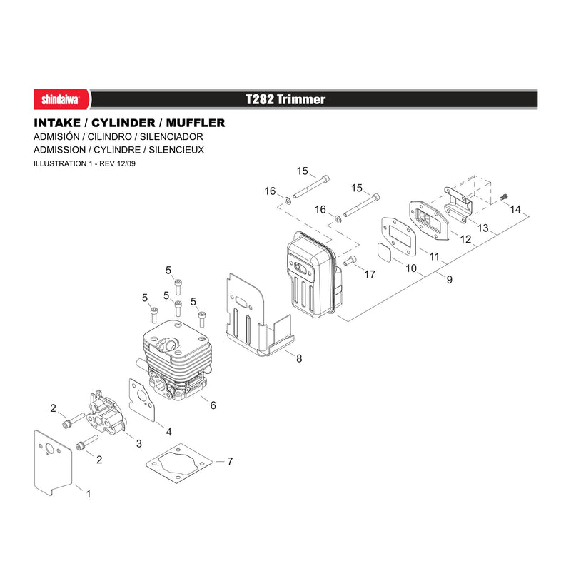 INTAKE / CYLINDER / MUFFLER