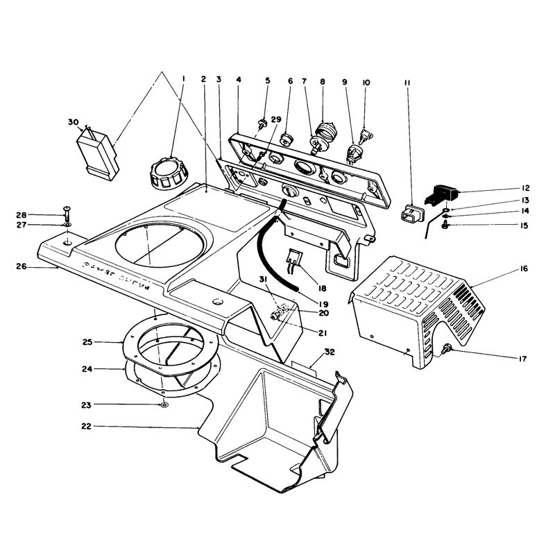 Control Panel & Shrouding Assembly