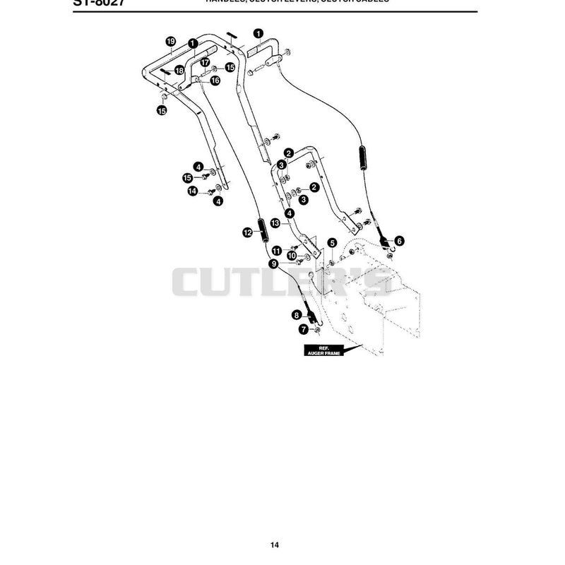 HANDLES, CLUTCH LEVERS, CLUTCH CABLES
