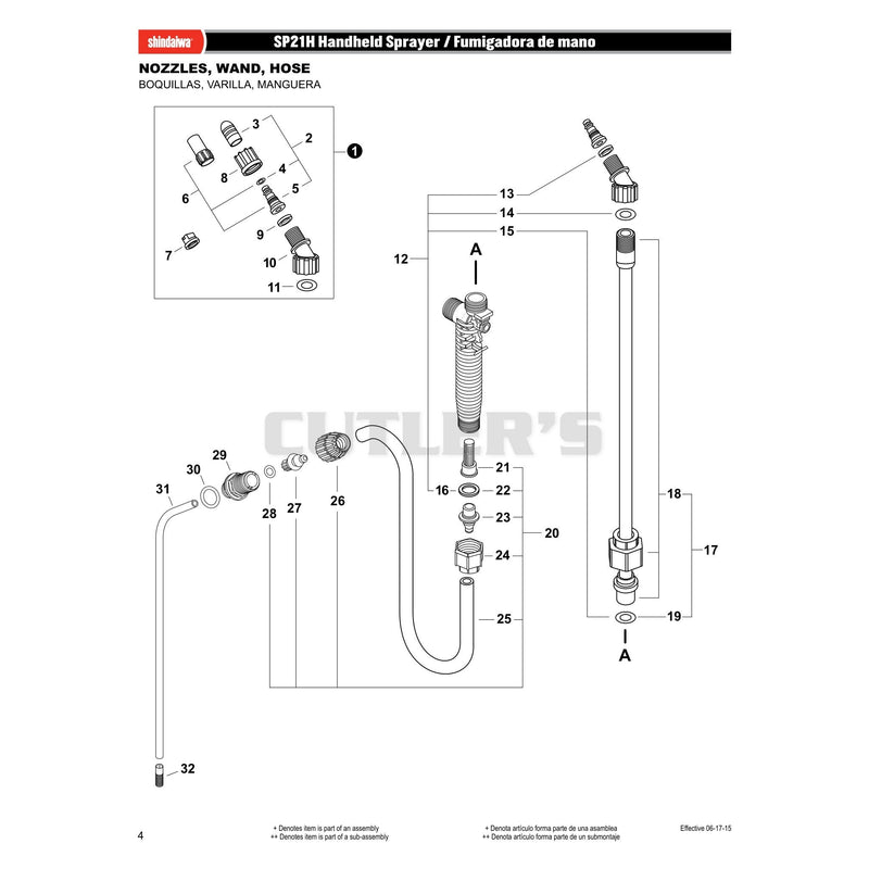 NOZZLES, WAND, HOSE