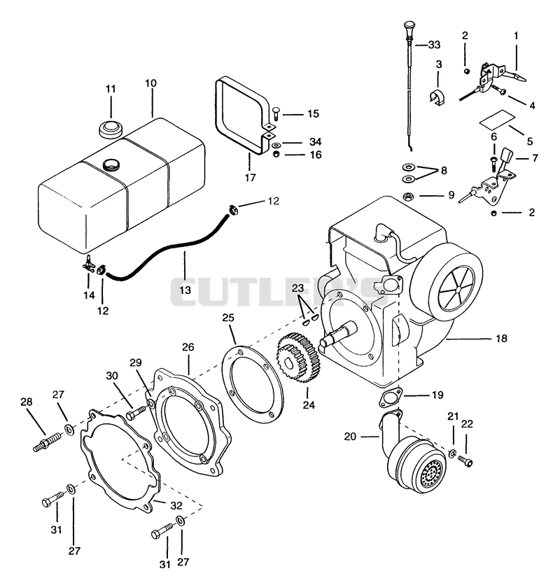 FUEL AND EXHAUST SYSTEM - PROFESSIONAL 8 AND 12