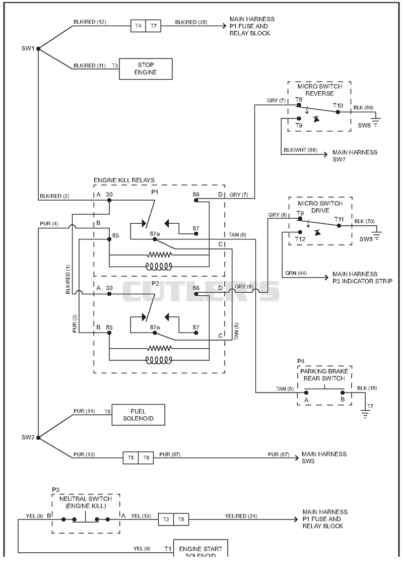 Wiring Diagram - Sub Engine Kill 101