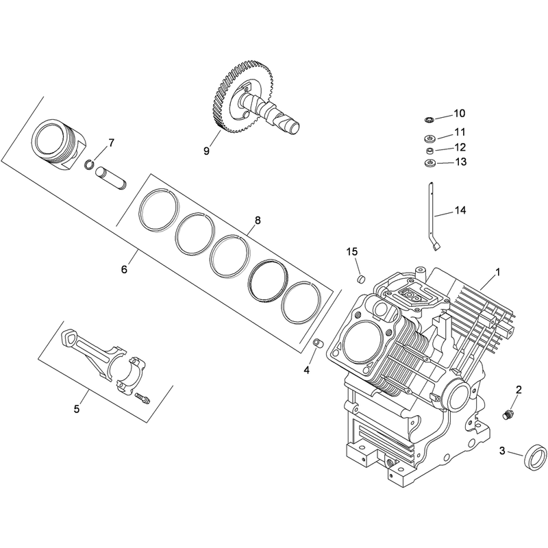 Crankcase Assembly Kohler CH740-3118