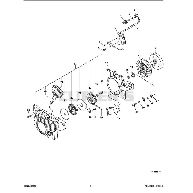Starter, Ignition, Flywheel