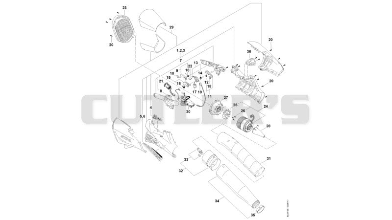 Spare parts BGA 200